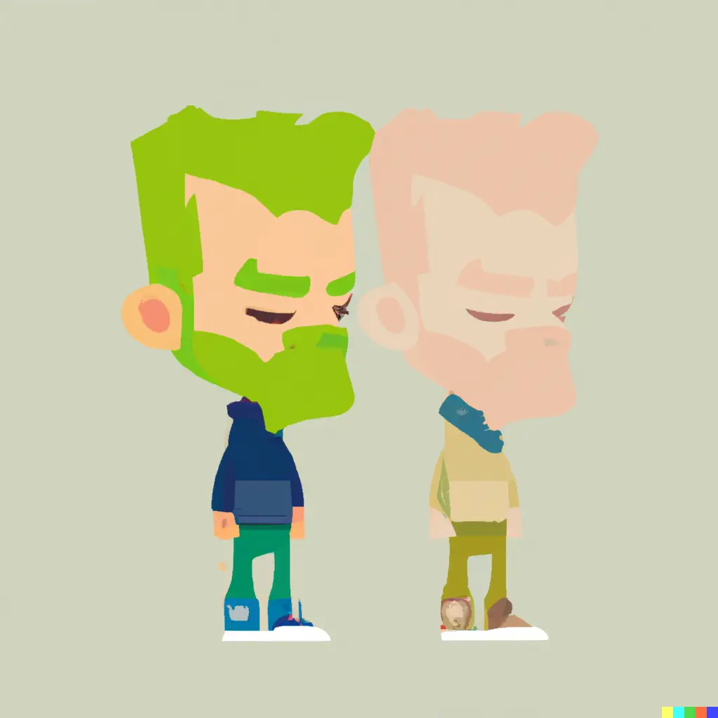 Ein Künstler mit zwei Personalitäten